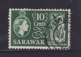 SARAWAK - 1955 Elizabeth II 10c Used As Scan - Sarawak (...-1963)