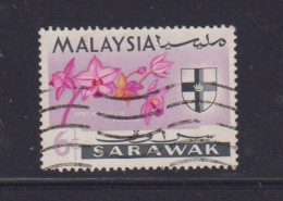 SARAWAK - 1965  Flowers  6c   Used As Scan - Sarawak (...-1963)