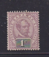 SARAWAK - 1888  Charles Brooke  1c Hinged Mint - Sarawak (...-1963)