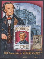 P13. Mozambique MNH 2013 Music - Composer - Richard Wagner - Musique