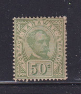 SARAWAK - 1888  Charles Brooke 50c  Hinged Mint - Toned Gum - Sarawak (...-1963)