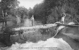 Chabris * Les Bords Du Cher * Le Déversoir Du Moulin * Pêche à La Ligne Pêcheurs - Other & Unclassified