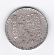 20 Francs 1937  TTB (sauf Coup Sur Tranche Au Revers) - 20 Francs