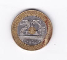 20 Francs 1992 V Fermé 5 Séries De Stries  TTB - 20 Francs