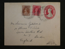 BW7 INDIA   CARTE ENTIER   RR 1902  A  LONDON ENGLAND    + AFF. INTERESSANT++ - Sonstige & Ohne Zuordnung