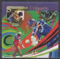 R13. S.Tome Principe MNH 2015 Sports - Cricket - Cricket