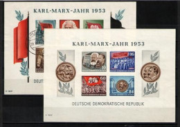 República Democrática (Hojas Bloque) Nº 2 Y 3. Año 1953 - 1er Día – FDC (hojas)