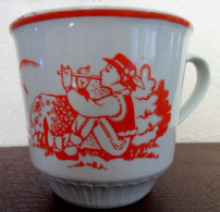 A Cup. Cup. Shepherd. Sheep. TERNOPIL PORCELAIN FACTORY. USSR. - 8-50-i - Tasas