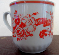 A Cup. Cup. Flowers. TERNOPIL PORCELAIN FACTORY. USSR. - 8-19-i - Tasses