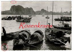 VIETNAM ASIA Asie Viet Nam Halong Ha Long Bay Baie D'Along Porte De Peche A Hongay Photo CPA Indochine Française Hoa Gui - Vietnam