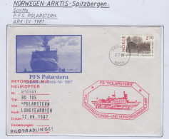 Spitsbergen FS Polarstern Heli Flight From Polarstern To Longyearbyen 12.06.1987 (TT155) - Vols Polaires