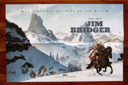 Affiche De La BD " La Véritable Histoire Du Far West : " Jim Bridger ". - Ilustradores P - R