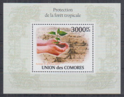 S13. Comoro MNH 2010 Flora - Protection Of Tropical Forests - Giftige Pflanzen