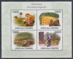 S13. Comoro MNH 2010 Flora - Protection Of Tropical Forests - Giftige Pflanzen