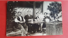 Carte Photo ,café M TEISSIER , Est De La France - Caffé