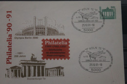 DDR 1990; Ganzsache Philatelia '90; SST - Privatumschläge - Gebraucht