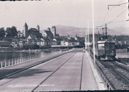 Rapperswil SG Vom Seedamm Aus, Chemin De Fer Et Train (5502) 10x15 - Rapperswil-Jona