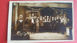 Carte Photo , Hotel Restaurant Avec Billard , Et Son Personnel - Restaurants