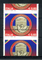 Repubblica Varietà - 2009 Carabinieri Dentellatura Spostata MNH ** COPPIA - Errors And Curiosities