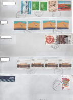 China, 5 Air Mailed Letters 1 - Cartas & Documentos