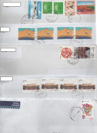China, 5 Air Mailed Letters 1 - Lettres & Documents