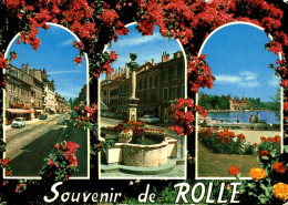 SUISSE SOUVENIR DE ROLLE  3 VUES - Rolle