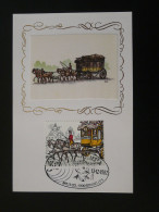 Carte Maximum Card Belgica 82 Diligence Cheval Horse Histoire Postale Postal History Bruxelles 13/12/1982 - 1981-1990