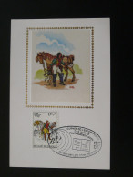 Carte Maximum Card Belgica 82 Postillon Cheval Horse Histoire Postale Postal History Bruxelles 19/12/1982 - 1981-1990
