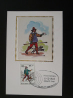Carte Maximum Card Belgica 82 Facteur Postman Chien Dog Histoire Postale Postal History Bruxelles 11/12/1982 - 1981-1990