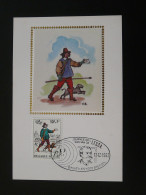 Carte Maximum Card Belgica 82 Facteur Postman Chien Dog Histoire Postale Postal History Bruxelles 13/12/1982 - 1981-1990