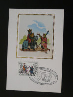 Carte Maximum Card Belgica 82 Messager Royal Cheval Horse Medieval Histoire Postale Postal History Bruxelles 19/12/1982 - 1981-1990