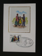 Carte Maximum Card Belgica 82 Facteur Postman Histoire Postale Postal History Bruxelles 14/12/1982 - 1981-1990