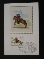 Carte Maximum Card Belgica 82 Facteur Cheval Postman Horse Posthorn Histoire Postale Postal History Bruxelles 12/12/1982 - 1981-1990
