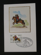 Carte Maximum Card Belgica 82 Facteur Cheval Postman Horse Posthorn Histoire Postale Postal History Bruxelles 15/12/1982 - 1981-1990