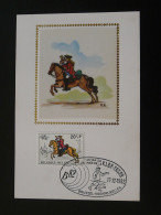 Carte Maximum Card Belgica 82 Facteur Cheval Postman Horse Posthorn Histoire Postale Postal History Bruxelles 17/12/1982 - 1981-1990