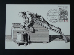 Carte Maximum Card Gravure Ancienne Coutellerie Fabrication De Couteau Knife Thiers 63 Puy De Dome 1987 Ref 101896 - Gravures