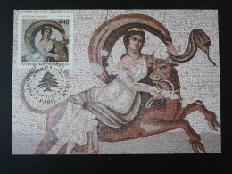 Carte Maximum Card Mythologie Biblos Patrimoine Culturel Du Liban Lebanon Heritage France 1999 Ref 101996 - Mitologia