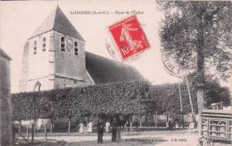 Longnes - Place De L'Eglise  - CPA°J - Autres & Non Classés