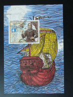 Carte Maximum Card Explorateur Explorer Christophe Colomb Columbus Wallis Et Futuna 1992 Ref 102205 - Cartoline Maximum
