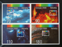 Carte Maximum Card (x4) énergie Energy Suisse 1997 Ref 102358 - Other & Unclassified