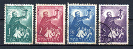 Col33 Portugal  1952  N° 770 à 773 Oblitéré Cote : 20,00€ - Used Stamps