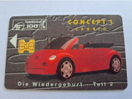 SPAIN/ ESPANA /1000 UNITS PROTOTYPEN/CONCEPT 1 CABRIO / /    /TIRADA 3100 EX   /  MINT    CHIP CARD  **14334** - Basisausgaben