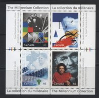 (lot 136 - B 10) Canada ** 1713 à 1716 - La Collection Du Millénaire - Blocks & Sheetlets