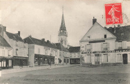 Auneau * La Place Du Marché * Café Du Commerce * épicerie Confiserie - Auneau