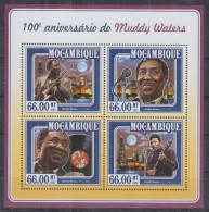 T13. Mozambique MNH 2015 Music - Singer - Muddy Waters - Musique