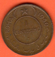 SOMALIA - AFIS Amministrazione Fiduciaria Italiana - 1950 - 1 Centesimo - QFDC - Come Da Foto - Somalië