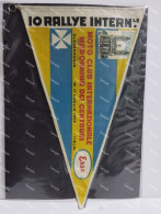 Pennant Moto Club Internazionale Madonnina Dei Centauri 10 Rally CASTELLAZZO Alessandria Italia Luglio 1955. Esso - Moto