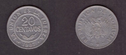 BOLIVIA   20 CENTAVOS 1987 (KM # 203) #7275 - Bolivie