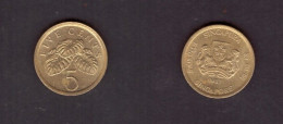 SINGAPORE   5 CENTS 1987 (KM # 50) #7282 - Singapore