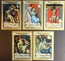 Burundi 1974 Easter Paintings Imperf MNH - Nuovi